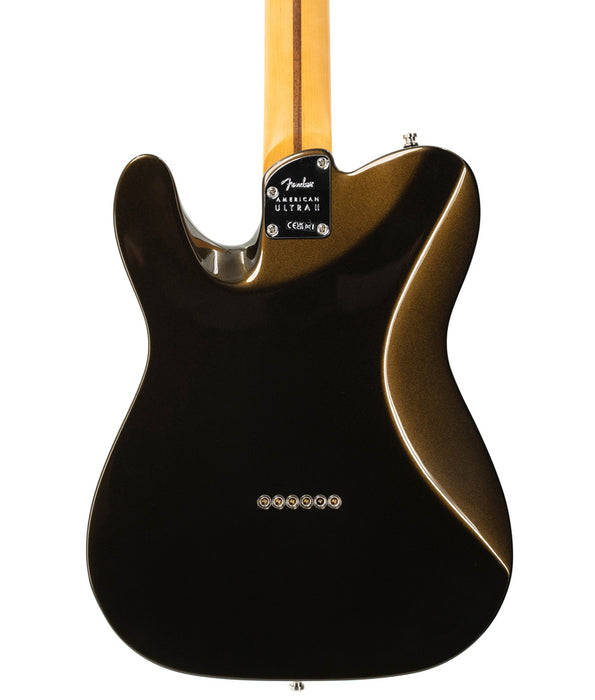 Fender American Ultra II Telecaster Electric Guitar - Ebony Fingerboard, Texas Tea | New