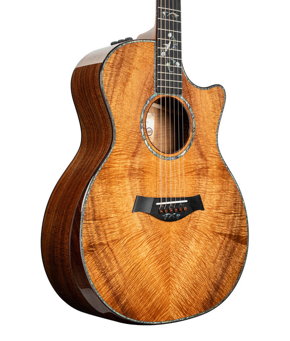 Taylor Custom Grand Auditorium #12904 Hawaiian Koa Master Acoustic-Electric Guitar