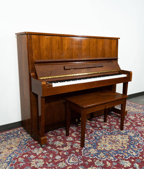 Kawai KL-502 Upright Piano | Polished Walnut | SN: K1355107 | Used