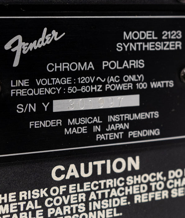 Vintage Fender Rhodes Chroma Polaris Synthesizer | Used