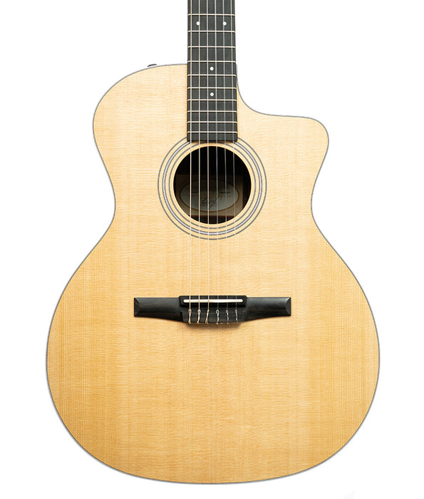 Taylor "Factory-Used" 214ce-N (1477) Grand Auditorium, Spruce/Rosewood Acoustic-Electric Guitar