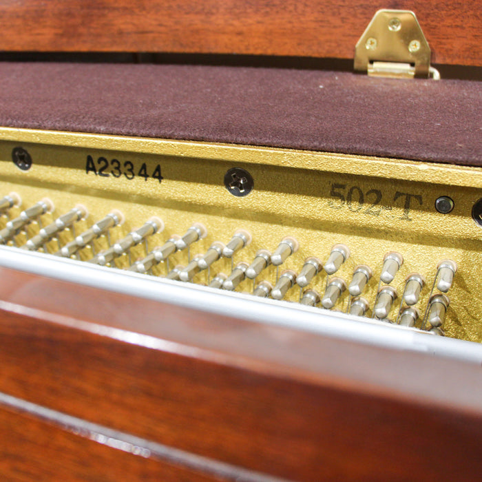 Kawai 502T Dark Pecan Upright Console Piano