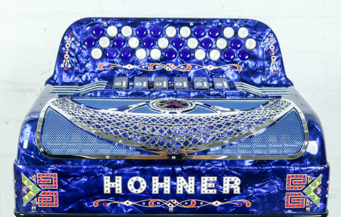 Hohner Anacleto Rey Del Norte TT G/E Accordion Compact Blue