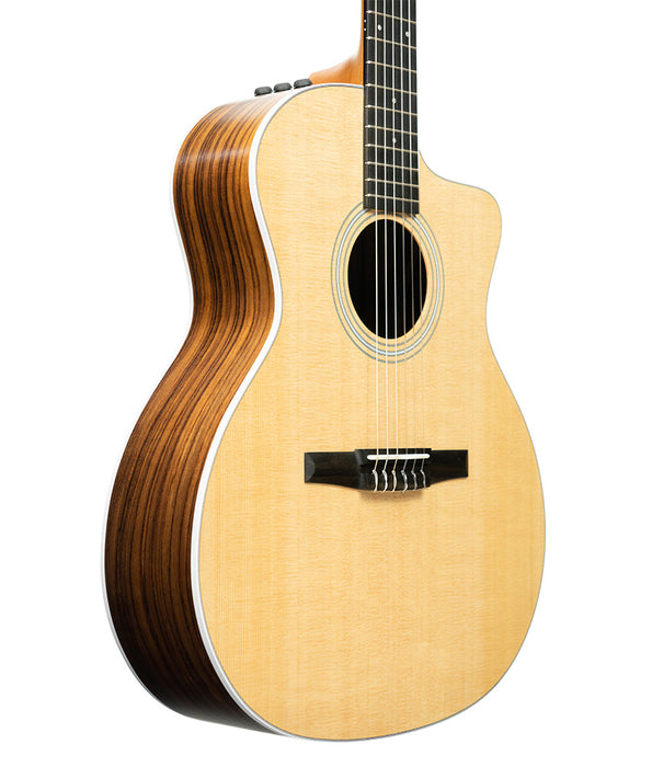 Taylor "Factory-Used" 214ce-N (1477) Grand Auditorium, Spruce/Rosewood Acoustic-Electric Guitar