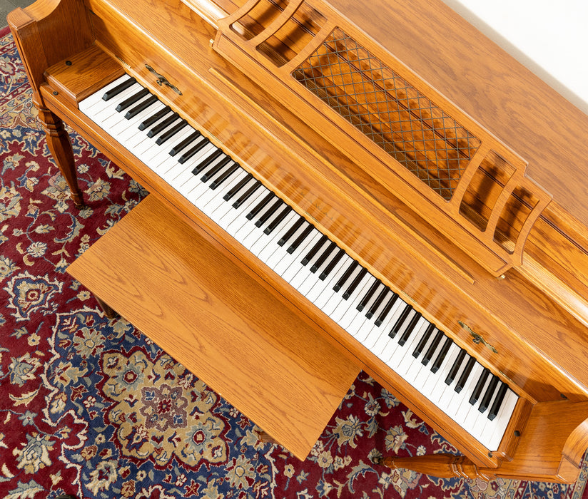 Kawai 602-M Upright Piano | Satin Oak | SN: A47722 | Used