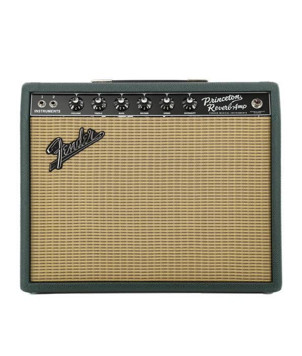 Fender '65 Princeton Reverb 1x12 G1265 120V Combo Amplifier - Brit Green