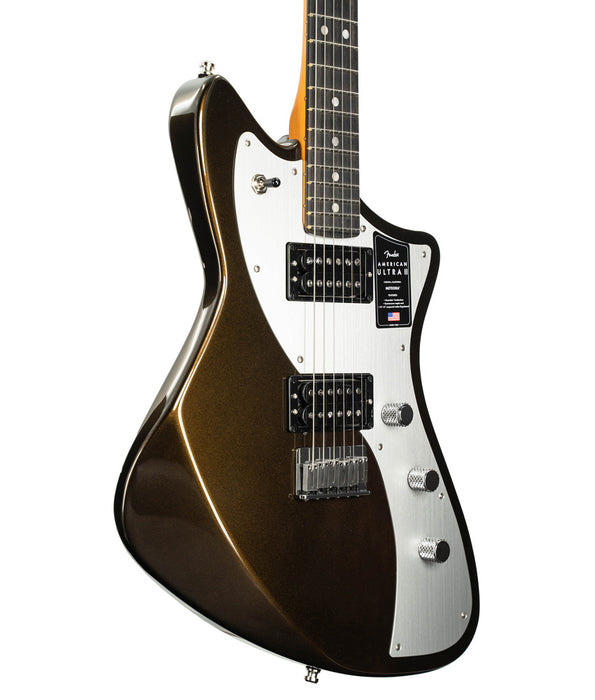 Fender American Ultra II Meteora Electric Guitar - Ebony Fingerboard, Texas Tea | New