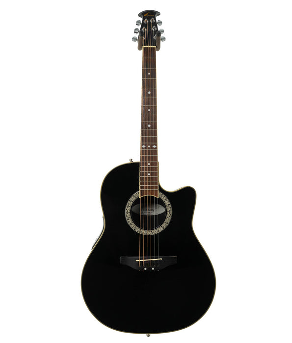 Pre-Owned Ovation Celebrity CC-057 Acoustic-Electric Guitar -Black | Used