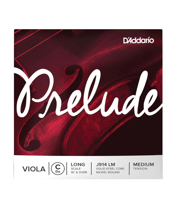 D'Addario Prelude J914LM Single C Viola String, Long Scale, Medium Tension