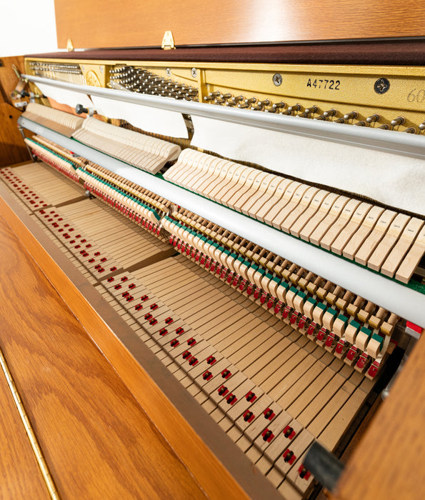 Kawai 602-M Upright Piano | Satin Oak | SN: A47722 | Used