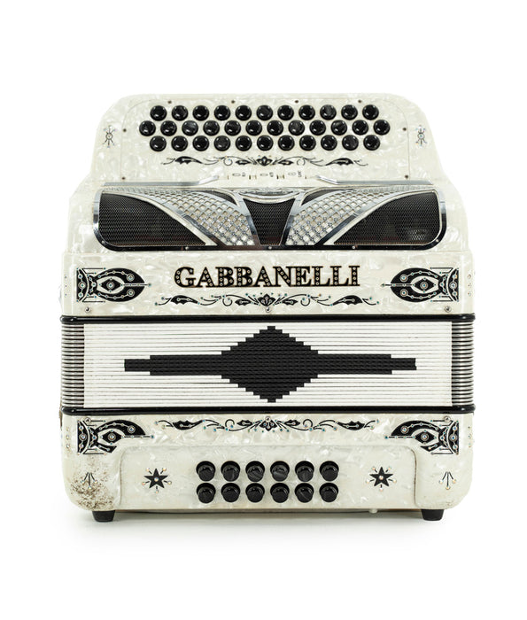 Pre-Owned Gabbanelli Italian Button Accordion w/ Bag