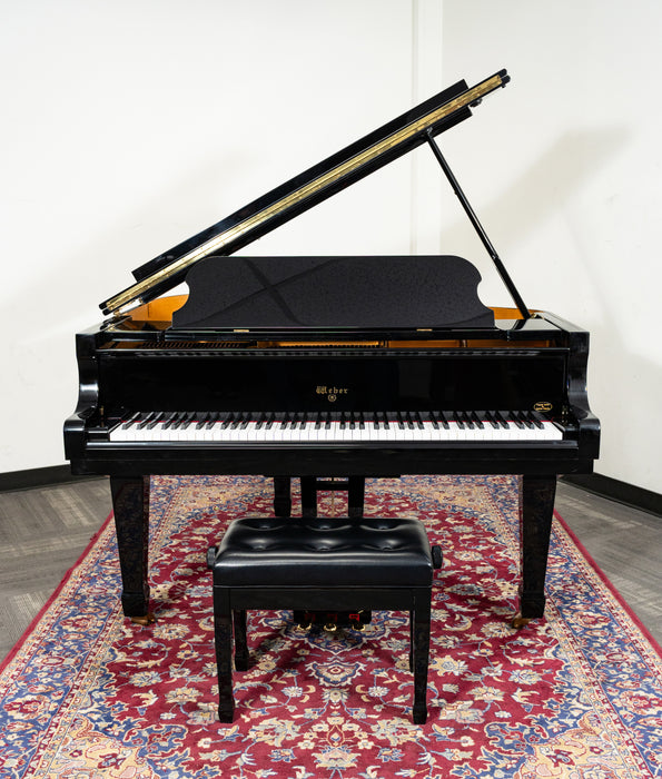 Weber WLG50 Grand Piano | Polished Ebony | SN: TG0020841 | Used