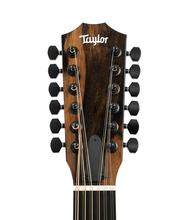 Taylor 250ce Plus Spruce/Maple 12-String Acoustic-Electric Guitar - Black | Used