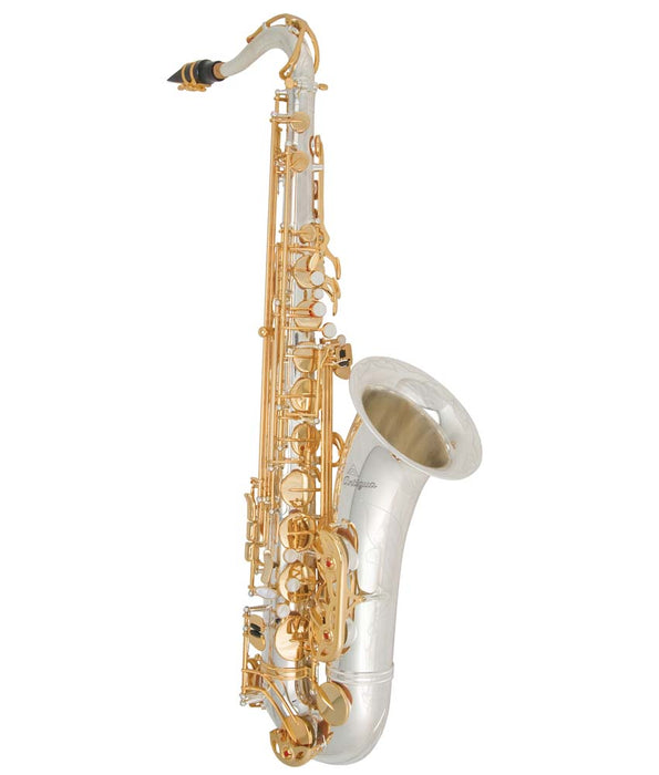 Antigua Winds TS4240 PowerBell Bb Pro Tenor Sax - Silver Plated w/ Gold Keys