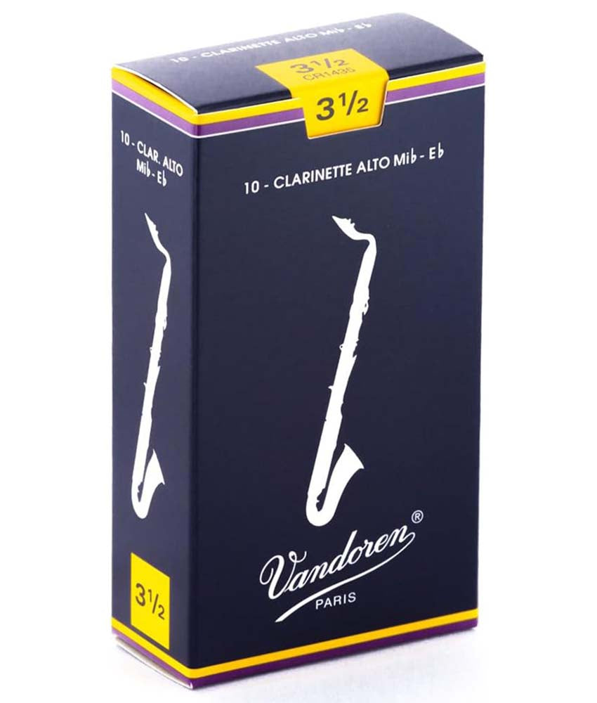 Vandoren #3.5 Alto Clarinet Reeds - 10 Pack Vandoren CR1435 — Alamo ...