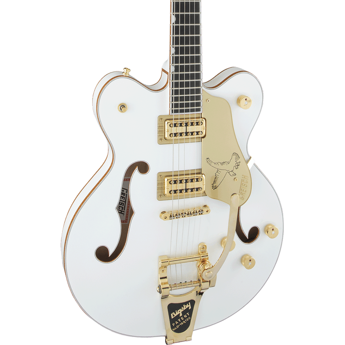 Gretsch G6636T Players Edition Falcon Center Block Double-Cut with String-Thru Bigsby Electric Guitar - White