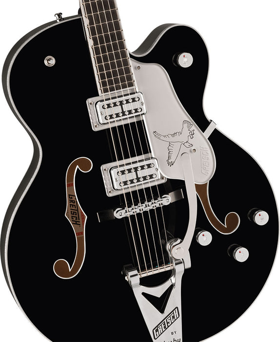 Gretsch Falcon Professional Collecton Hollow Body with String-Thru Bigsby - Black