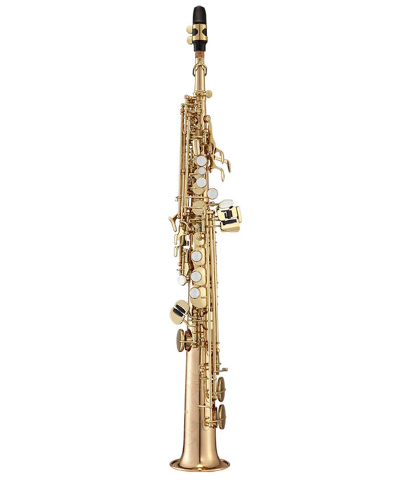 Antigua Winds SS4290 PowerBell Pro Bb Soprano Saxophone - Red Brass Lacquered