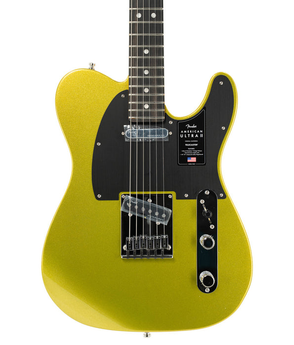 Fender American Ultra II Telecaster Electric Guitar - Ebony Fingerboard, Solar Flare | New