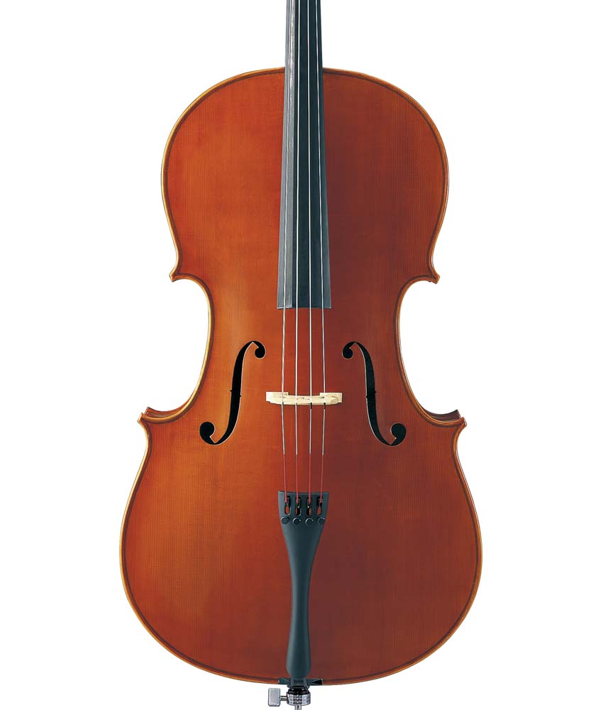 Yamaha AVC5-34S Student Model 3/4 Acoustic Cello w/ Bow and Case ...