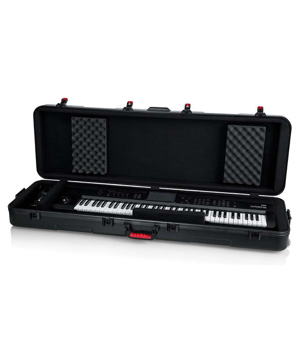 Gator TSA Series ATA Molded Polyethylene 88-Note Slim Keyboard Case w/ Wheels