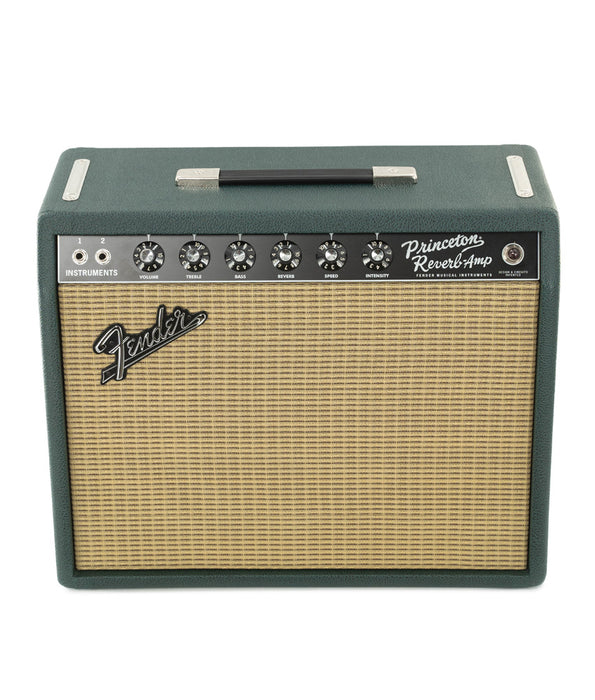 Fender '65 Princeton Reverb 1x12 G1265 120V Combo Amplifier - Brit Green