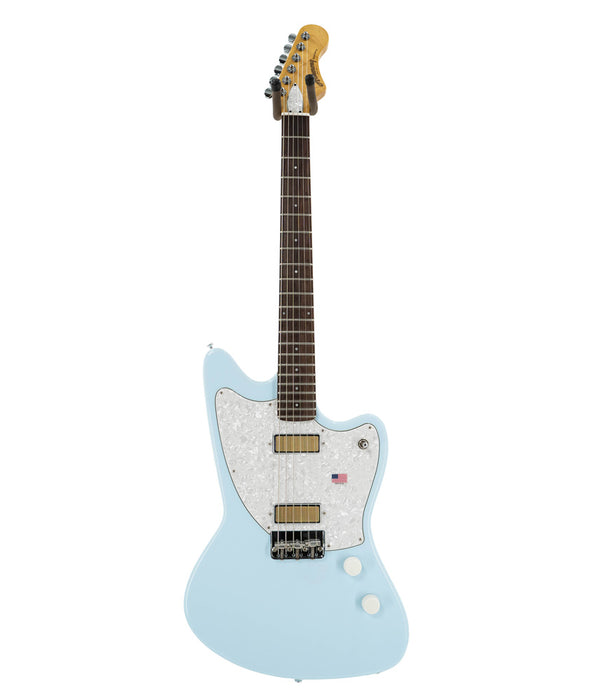 Harmony Factory Special Silhouette Electric Guitar, Rosewood Fingerboard - Sonic Blue