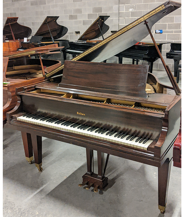 1940 Baldwin 5'2" Model M Baby Grand Piano | Satin Walnut | SN: 88833 | Used