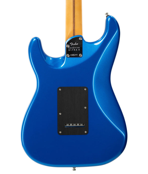 Fender American Ultra II Stratocaster Electric Guitar - Ebony Fingerboard, Noble Blue | New