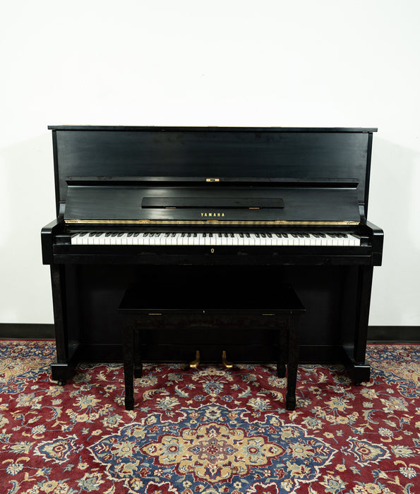 1972 Yamaha 48" U1 Upright Piano | Satin Ebony | SN: D1372462 | Used