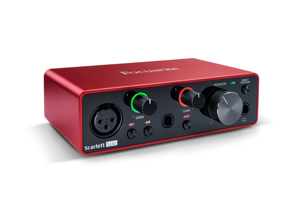 Focusrite Scarlett Solo 3rd Gen 2 in, 2 out USB Audio Interface