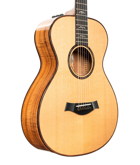 Taylor Custom Grand Concert 12-Fret Western Red Cedar/Figured Blackwood Acoustic/Electric - "Catch #28" | New