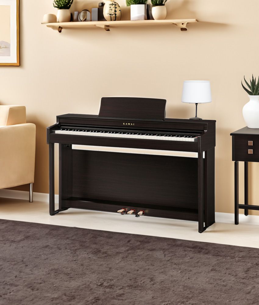 Kawai CN201 white - Piano numerique meuble blanc 88 touches