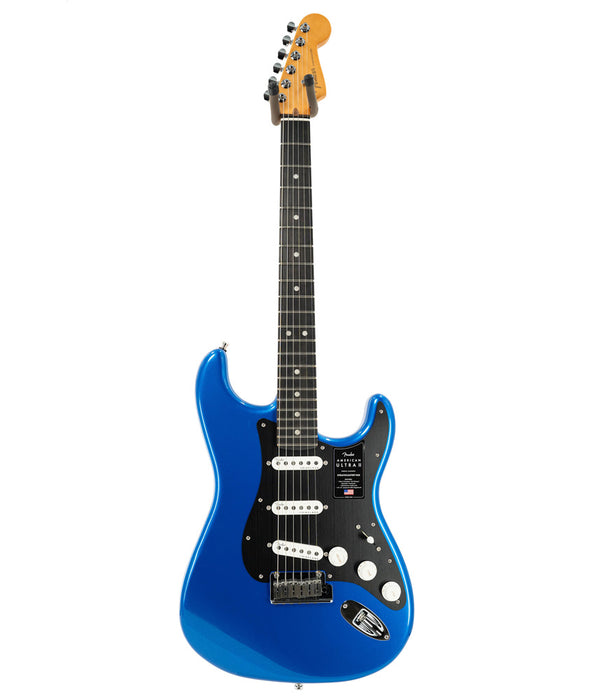 Fender American Ultra II Stratocaster Electric Guitar - Ebony Fingerboard, Noble Blue | New