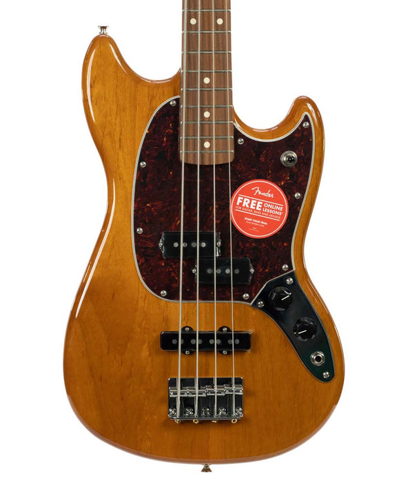 Fender Player Mustang Bass PJ, Pau Ferro - Aged Natural