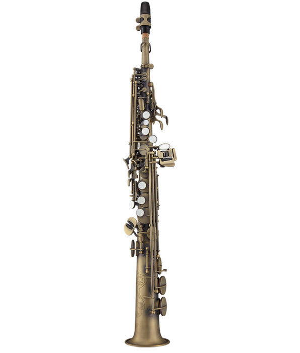 Antigua Winds SS4290 PowerBell Pro Bb Soprano Saxophone - Antique Finish