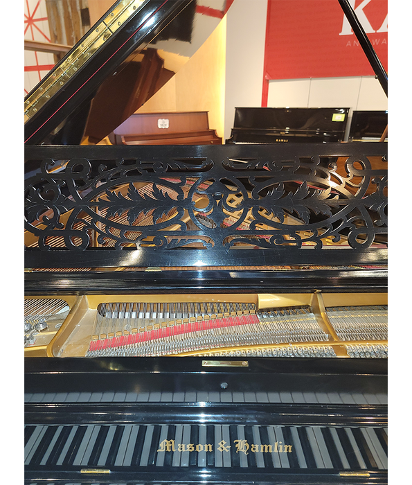 1894 Mason & Hamlin 6'2" Screwstringer Grand Piano | Polished Ebony | SN: 8388 | Used-Alamo Music Center