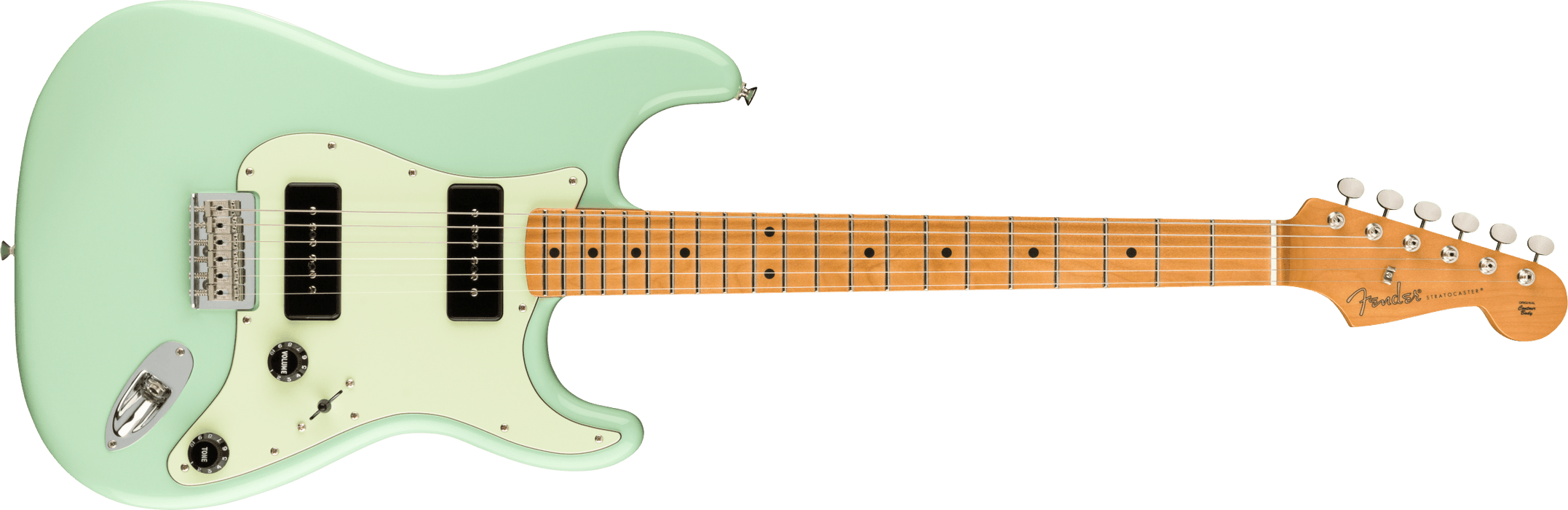 Pre-Owned Fender Noventa Stratocaster, Maple Fingerboard - Surf Green