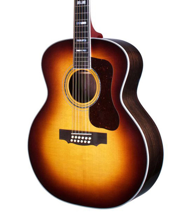 Guild F-512e Spruce/Rosewood Acoustic-Electric Guitar - Antique Burst