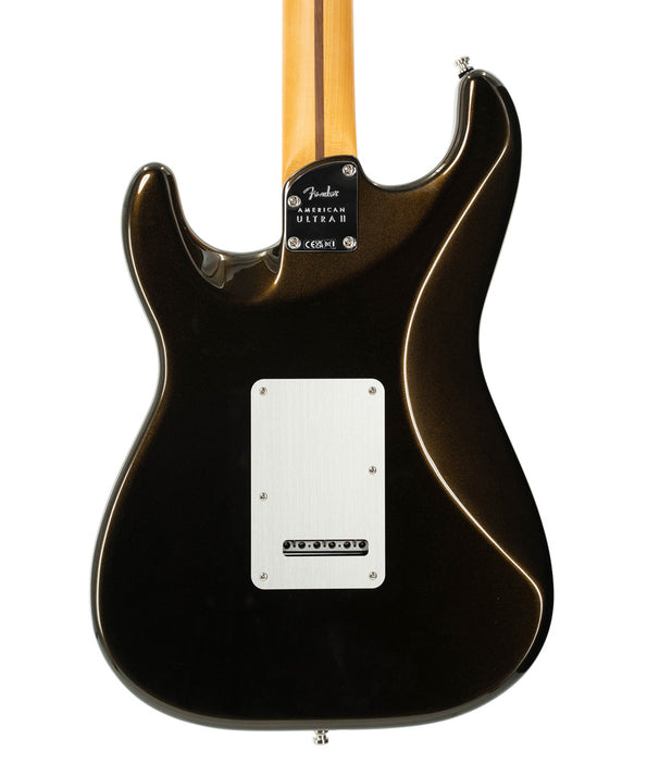 Fender American Ultra II Stratocaster HSS Electric Guitar - Ebony Fingerboard, Texas Tea | New