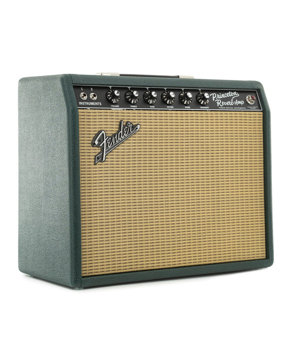 Fender '65 Princeton Reverb 1x12 G1265 120V Combo Amplifier - Brit Green