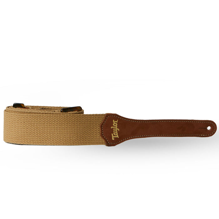 Taylor GS Mini Cotton Guitar Strap, 2" - Tan