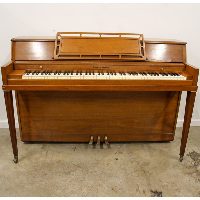 Kohler & Campbell Polished Walnut Spinet Piano