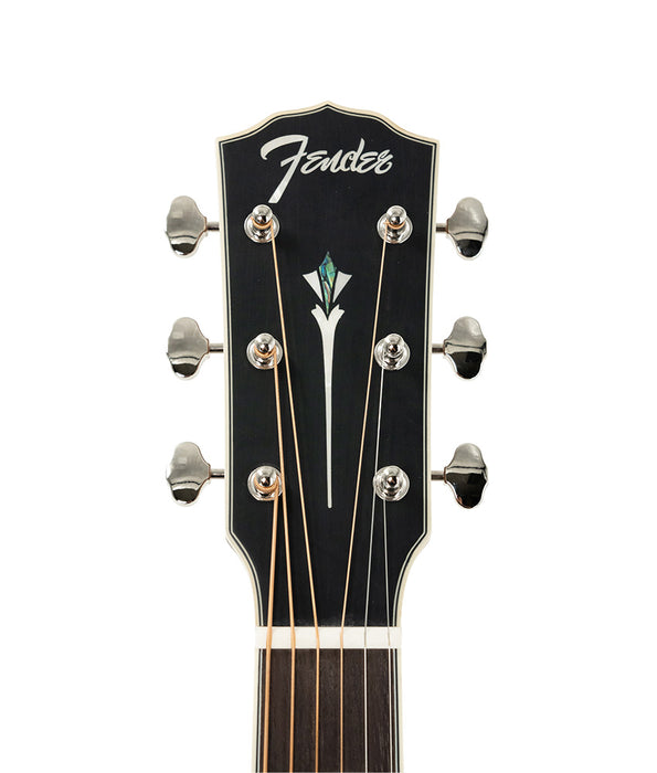 Fender PO-220E Acoustic-Electric Guitar, Mahogany, Ovangkol FB