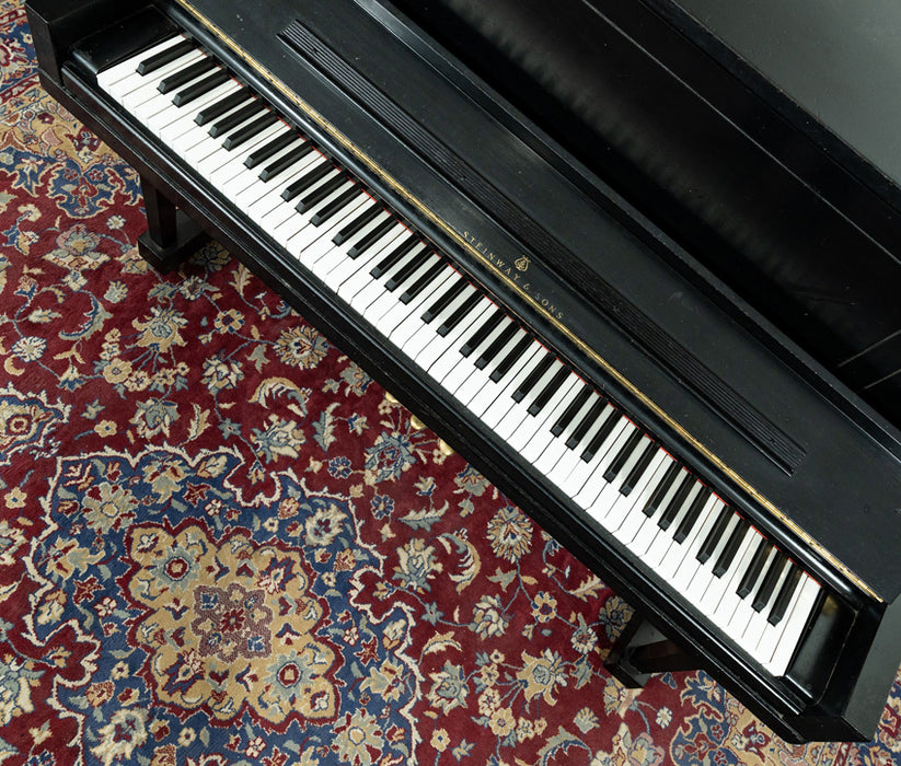 Steinway & Sons Model 45 Studio Upright Piano | Satin Ebony | SN: 458173 | Used