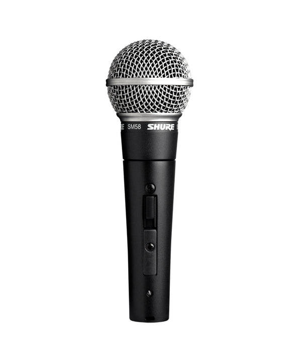 Shure SM58-S Cardioid Dynamic Handheld Wired Microphone with ON / OFF Switch