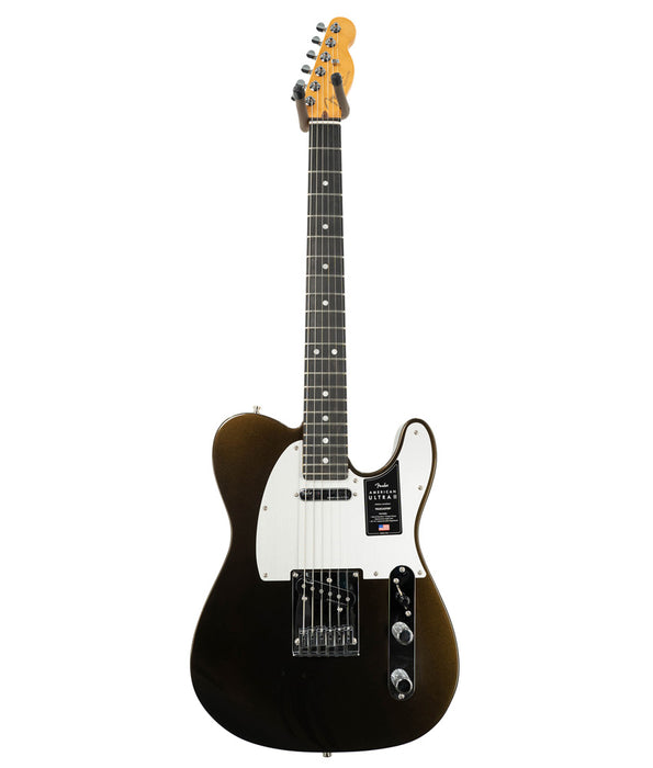 Fender American Ultra II Telecaster Electric Guitar - Ebony Fingerboard, Texas Tea | New