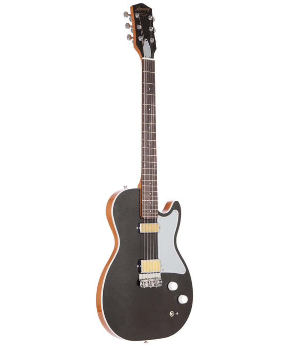 Harmony Standard Jupiter Thinline Electric Guitar with Case - Space Black