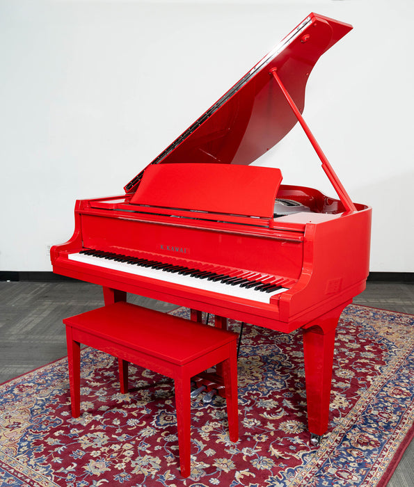 Kawai GL-10 | 5'0" Classic Baby Grand Piano | Ferrari Red Polish