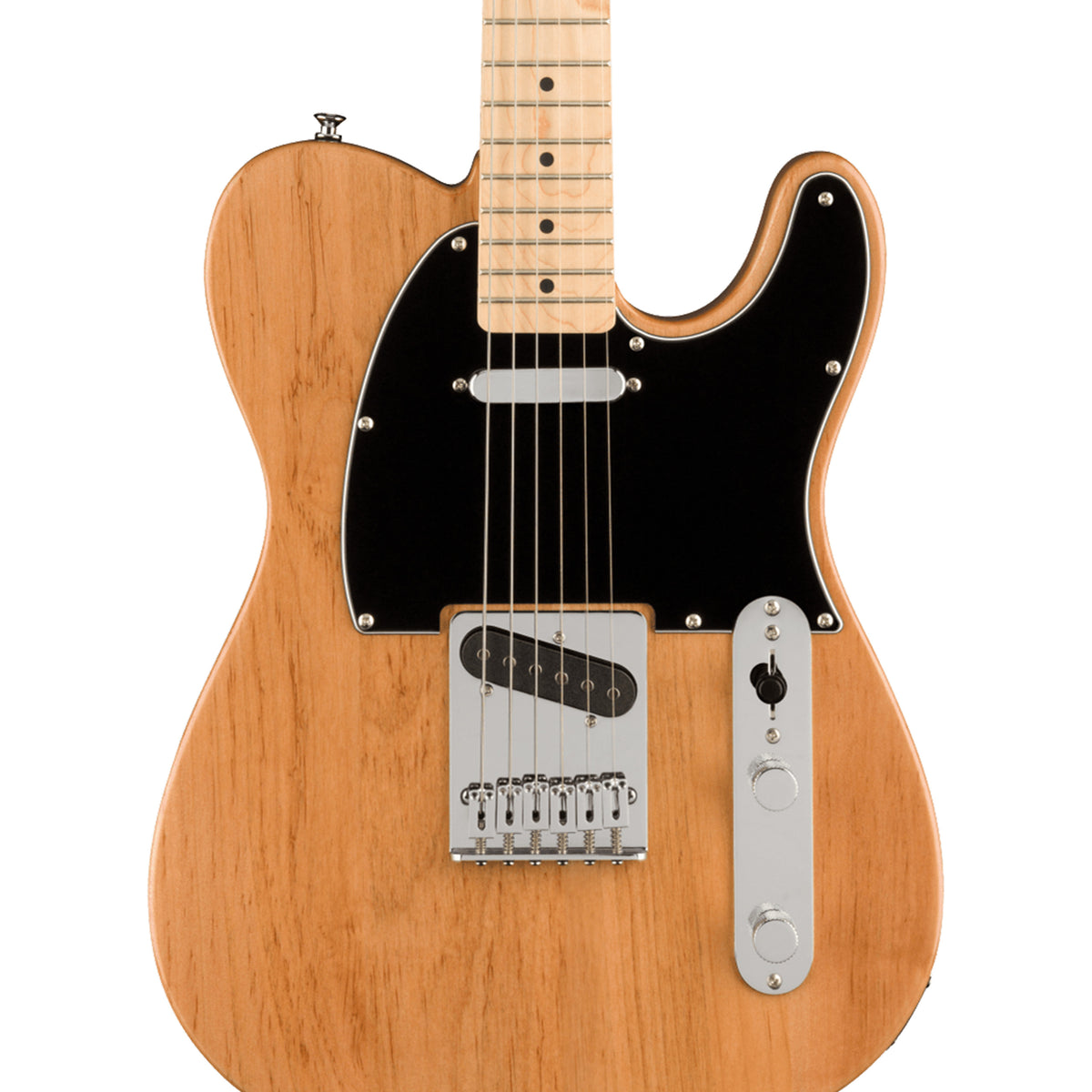 Squier FSR Affinity Series Telecaster, Maple Fingerboard, Black Pickguard -  Natural